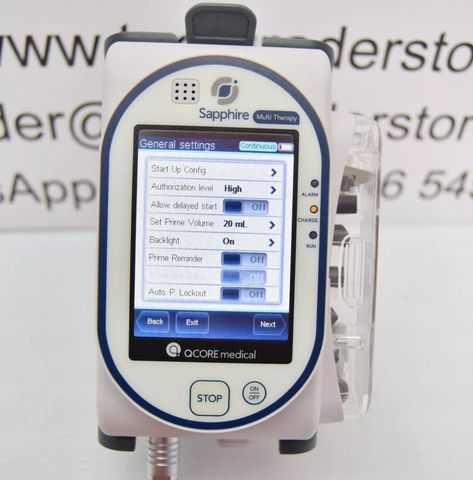 QCORE MEDICAL Sapphire Epidural infusion pump photo 3