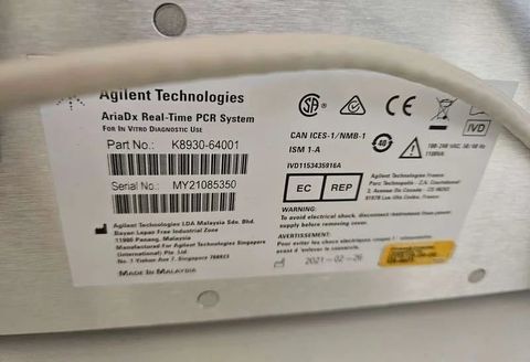 AGILENT AriaDX PCR Thermal Cycler photo 5
