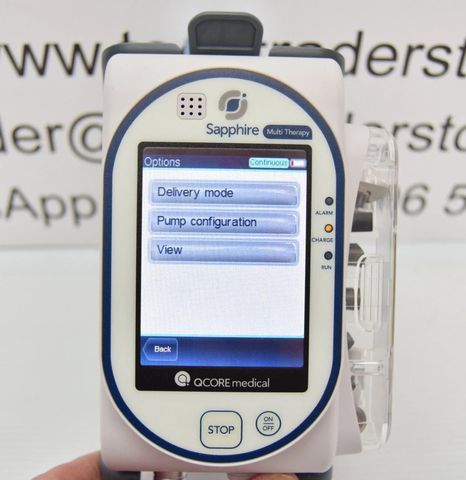 QCORE MEDICAL Sapphire Epidural infusion pump photo 4