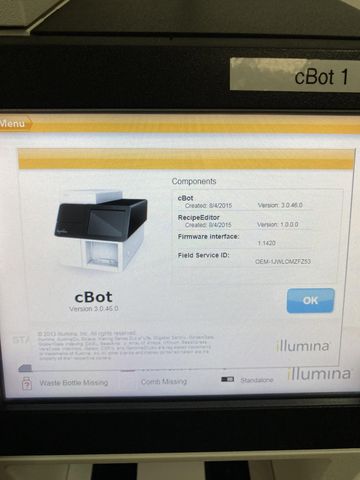 ILLUMINA cBot Biochemical Analyzer photo 2