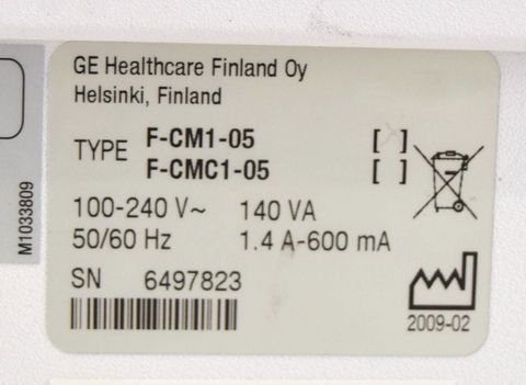DATEX-OHMEDA F-CM1-05 Patient monitor photo 5