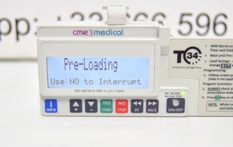 CME T34 IV infusion pump