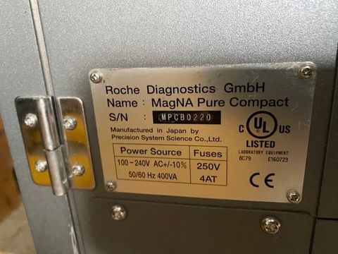 ROCHE MagNA Pure DNA extractor photo 5